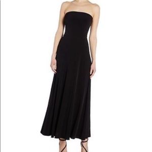Strapless maxi dress